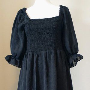 NWOT Madewell Black Dress SZ M